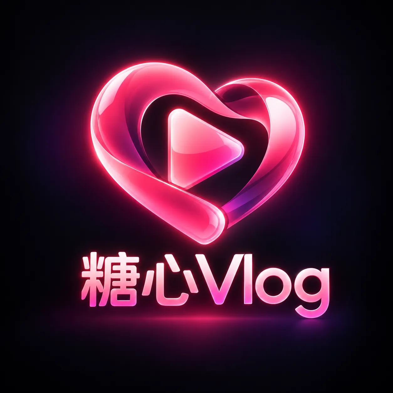 糖心Vlog品牌标识
